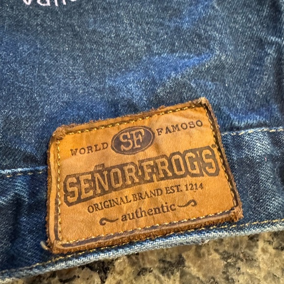 Vintage Señor Frog’s Mexico Denim Jacket – Kids Size 4 - Picture 3 of 9